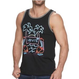 Men’s Levi's Neon Pelican Palm Sleeveless Tank Top T-Shirt